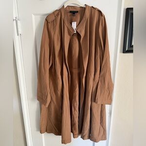 Lane Bryant Tan/Camel colored Drape Jacket Plus size 22/24
